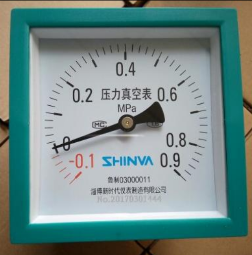 淄博新时代压力真空表-0.1-0.9MPa山东新华医疗制药灭菌器配件