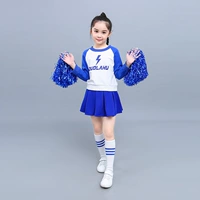 Синий и белый топ+синяя юбка+носки