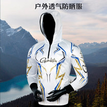 New fishing sunscreen clothing Mens hooded fishing clothing Luya clothing Quick-drying air ice silk fishing clothing Sea fishing rock fishing clothing