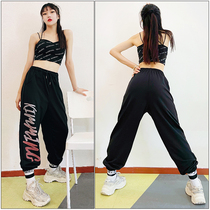 American new loose sports bunches pants women Summer and autumn letters jazz Dance Skill Pants Street Dance Jazz Dance Pants