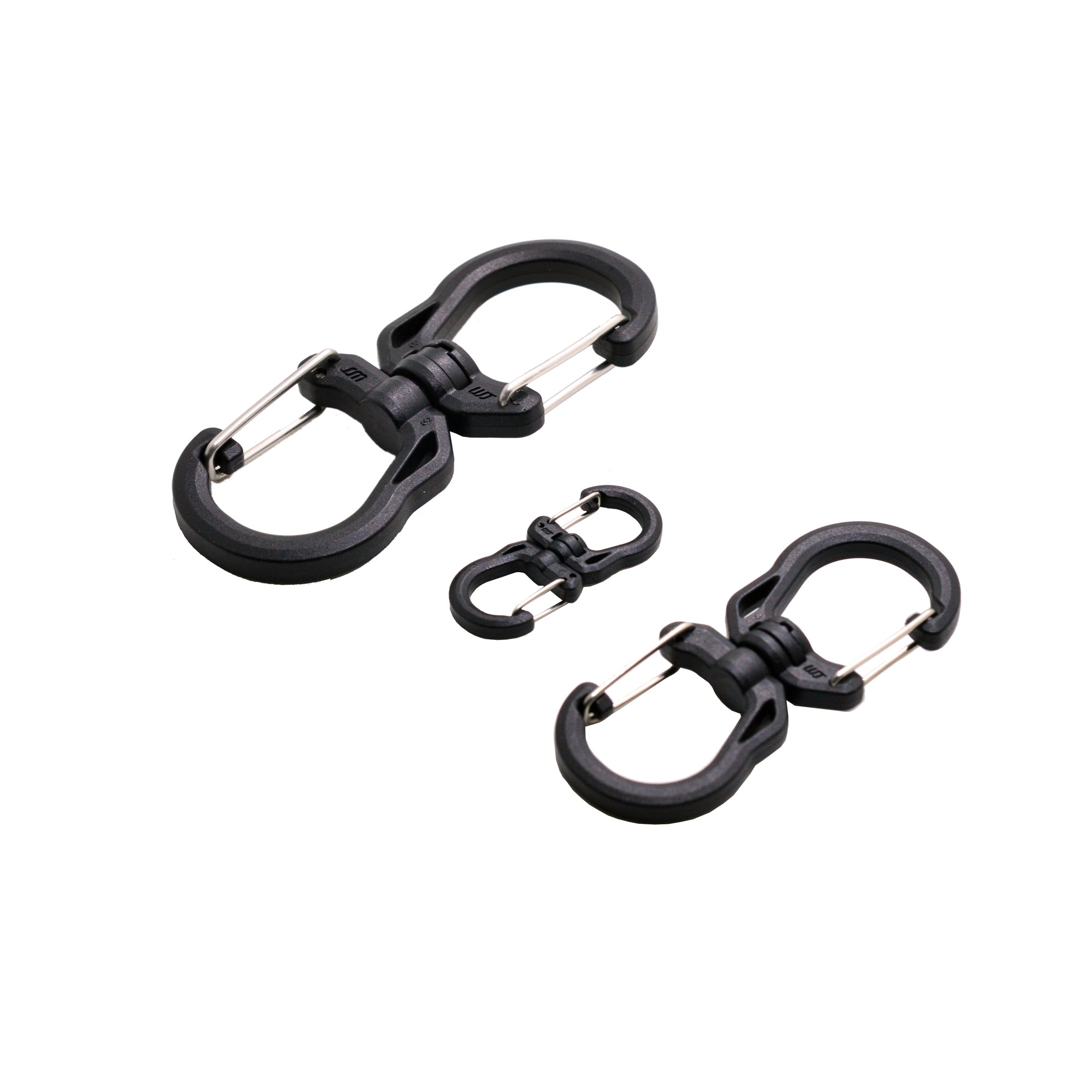 Woojin Fastener WJ Double Head Hook Rotating Hook Key Hook Double Carabiner Hook