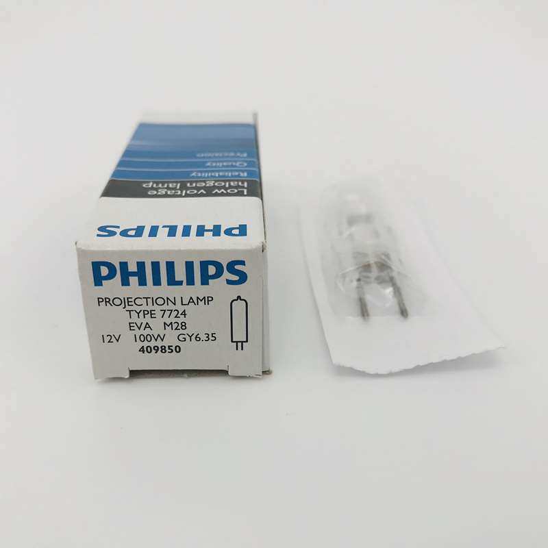 Philips Philips TYPE 7724 Microscope Bulb EVA 12V100W GY6 35 m Bubble Halogen Tungsten Lamp