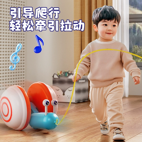 Улитки для раннего возраста, электрическая игрушка для ползания для мальчиков и девочек, 1-2 лет