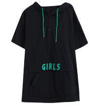 240 catties fat mm large size flesh-covering top womens summer sweatshirt loose and slim 320 fat woman casual short-sleeved T-shirt