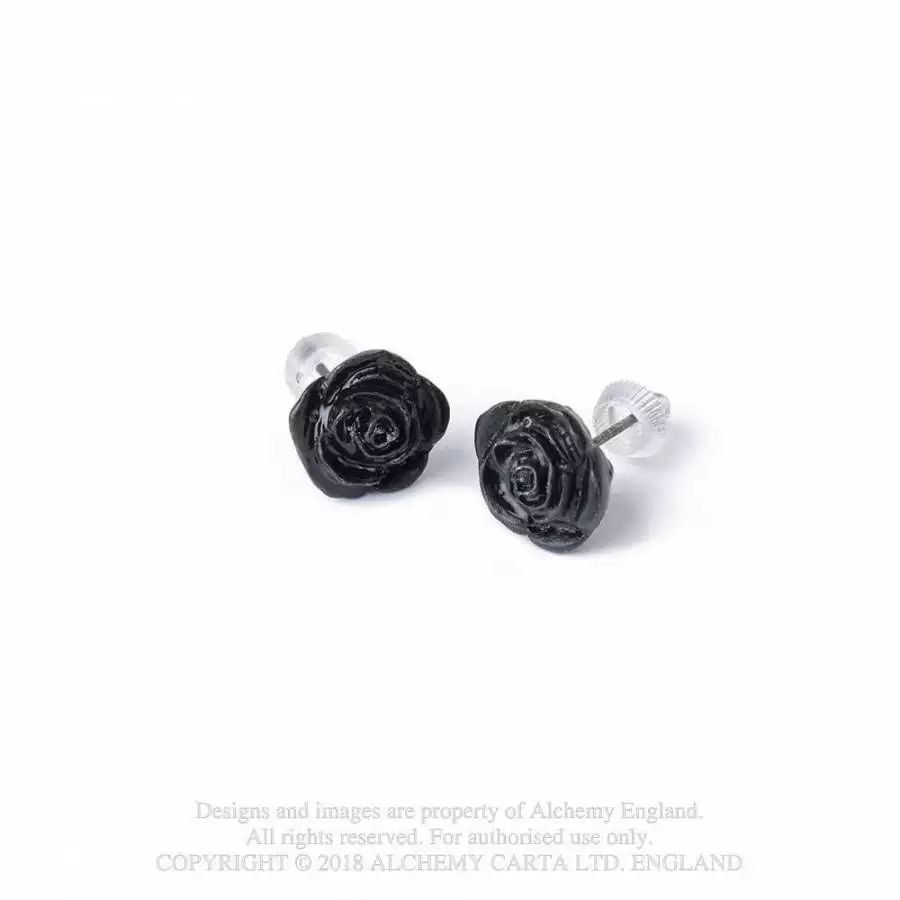 Ювелирные серьги в готическом стиле от бренда Alchemy Gothic British A, официальная подлинная коллекция MORTUARIUM (E339)