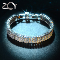 ZCY Zicheng said imitation diamond bracelet womens fashion European and American style simple bracelet jewelry