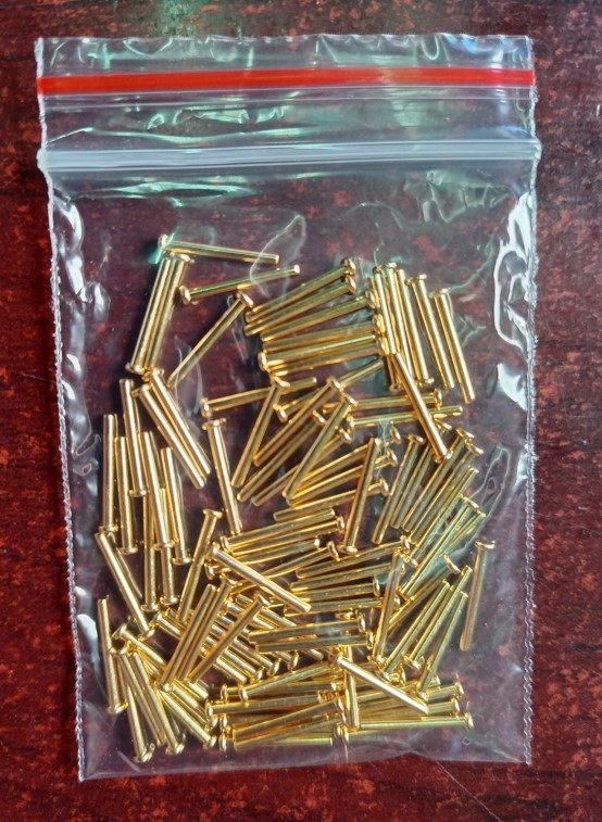 Module power stitch pin pins gilded 0 8mm * 0mm 0mm * 1 5mm 100 packets 
