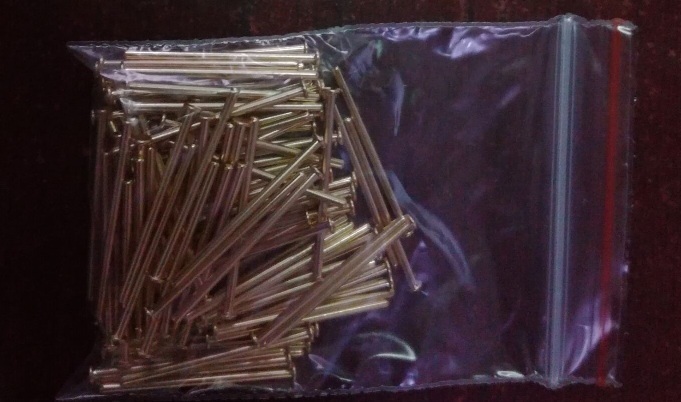 Module power stitch pin pins gilded 1 0mm * 20 0mm * 2 0mm 100 packets