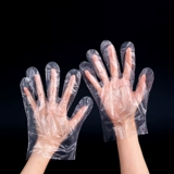 Одноразовая экстракция перчатки толстая пища, пластиковая пленка прозрачная долговечная домашняя коробка