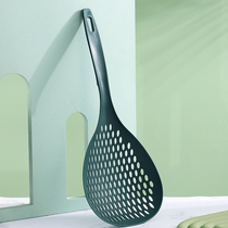 High temperature resistant noodle colander household kitchen long handle thickened large dumpling noodle strainer strainer