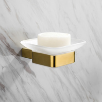 LFSTN Wire Drawing Brass Bathroom Washroom Toilet Pendant Soap Dish Soap Rack Soap Soap Hotel Soap Box