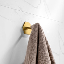 LFSTN brass hanging clothes hook hood hook stainless steel single toilet hooks Wall into door copper hooks Creative Europe