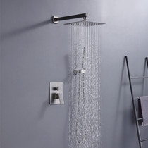 Bubble Bath Nordic Wire Drawing Gun Grey Dark Loading Wall Type Hot And Cold Shower Shower Head Shower shower nozzle