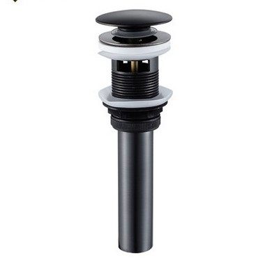 Black washbasin drainer full copper washbasin washbasin washbasin basin bouncing drainer new