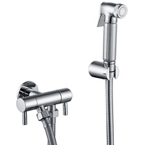 All copper pressurized toilet flushing spray gun three-way angle valve toilet companion bidet bidet set wash ass nozzle