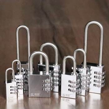 304 Stainless Steel Combination Lock Outdoor Waterproof Rust-Proof Door Cabinet Copper Lock Head Combination Lock Padlock Car Door Lock Head