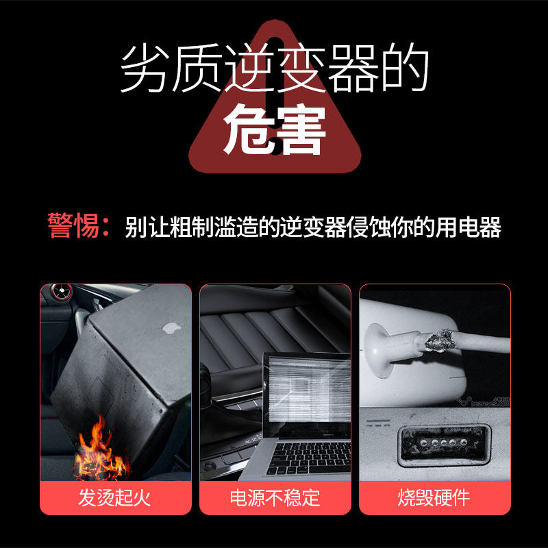 Newman Car Inverter Sine Wave 12V24V to 220V Inverter High-Power Multi-Function Charging