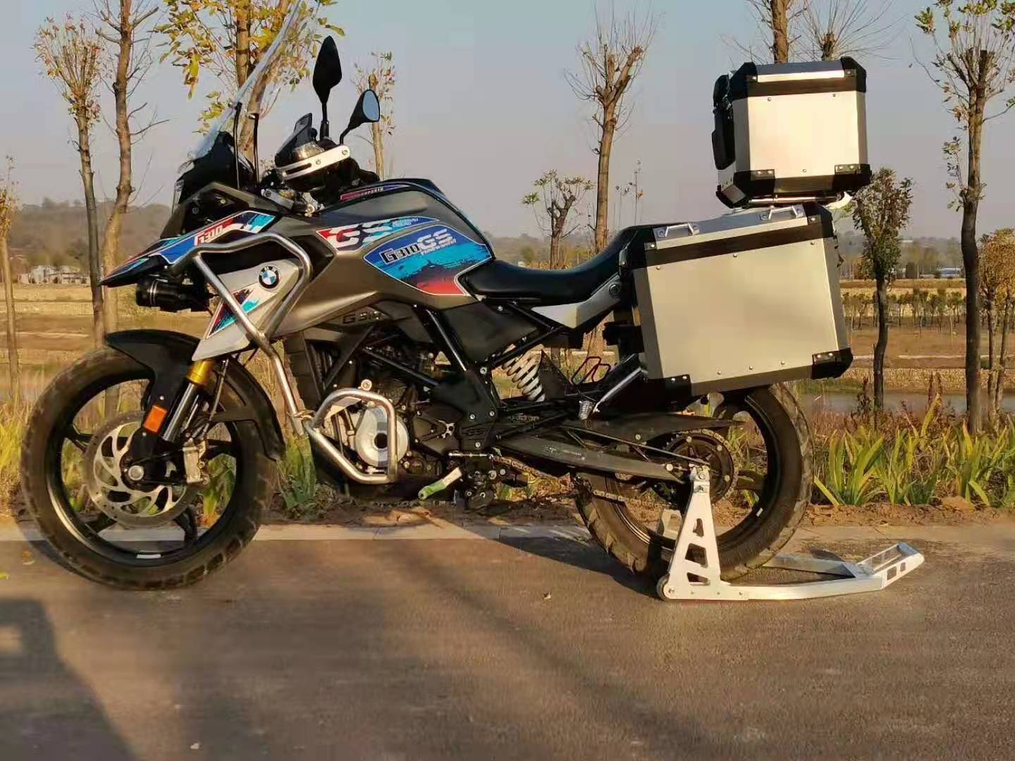 BMWBMW310 GS aluminum alloy three-box side box tail box guard bar upper bar lower bar bumper Tule