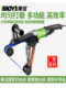 Stainless steel round tube polishing machine electric hand-held wire drawing machine small outer circular tube sand belt machine metal rust removal tool