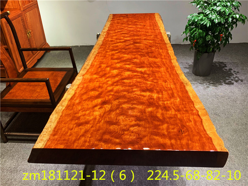 Independent Barlough Solid Wood Bottom Desk Table Natural Side 224 5*75*10