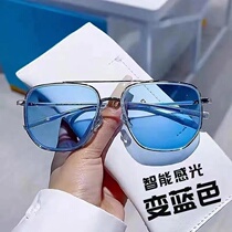 2022 new anti-Blu-ray radiation protection eye-changing eye glasses can be matched for short sighted male and female students universal Korean version