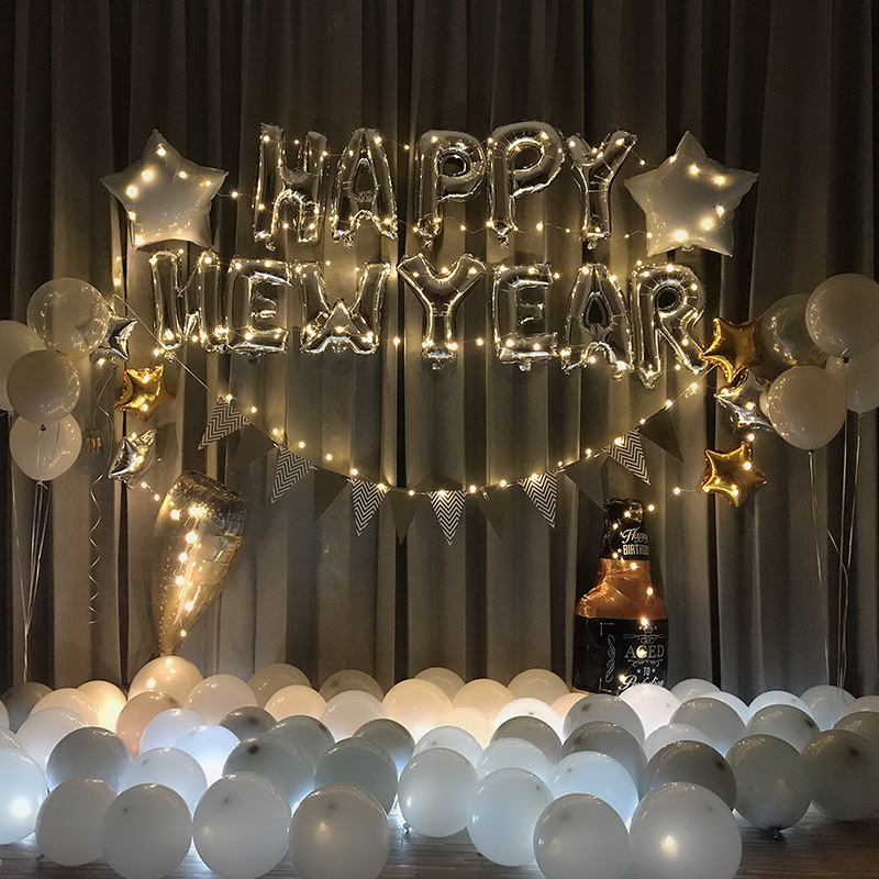 New Year Chinese New Year balloon decoration background wall party party arrangement package kindergarten classroom shop dress up supplies