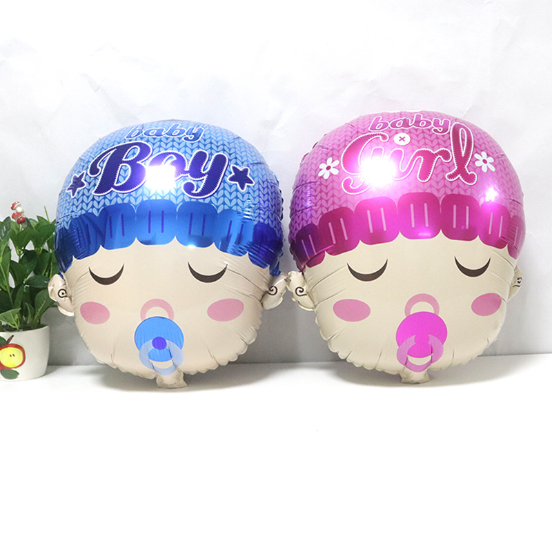Baby's birthday party for boys and girls baby pacifier aircraft aluminum film balloon decoration