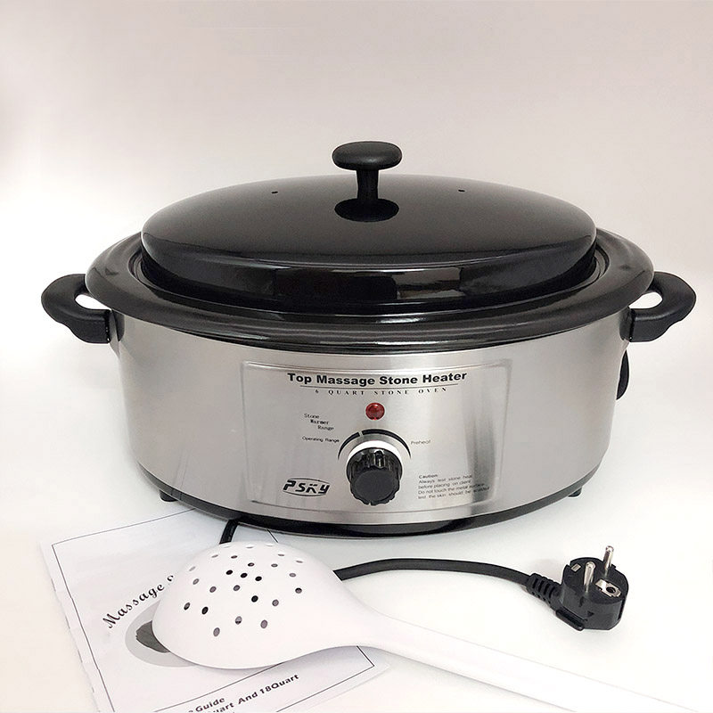 Hot Stone Heater Volcano Energy Stone Spa Hot Stone Heating Pan Beauty Yard Wellness Volcano Stone Stone Stone hot stone machine