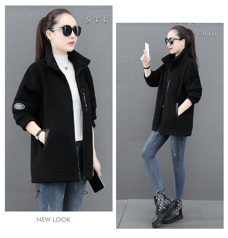 F1149 1540K ÁO KHOÁC NỮ WUHTDNG MÙA XUÂN THU ĐÔNG DÀY ẤM TRÔNG TRẺ HƠN TUỔI THỜI TRANG NỮ G04 SẢN PHẨM MỚI