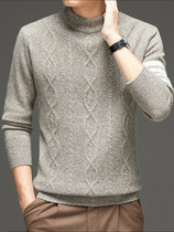 TB Cardigan Four Bars Round Neck Pattern Commuting Comfortable Classic Soft Waxy Loose Versatile Casual Warm Pullover Top