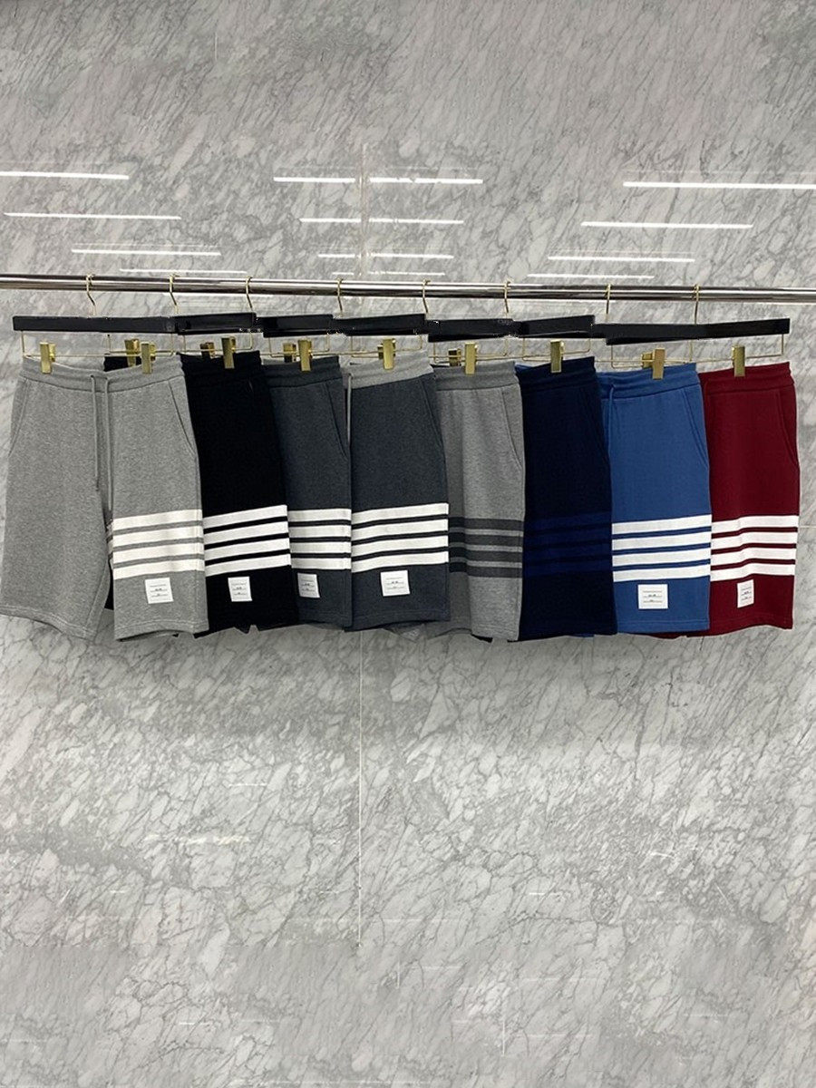 TB shorts five-pants sweatpants men and women summer thin new couple straight pants trend casual pants straight tube