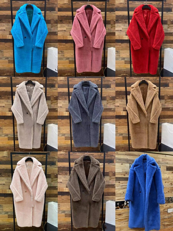M's Teddy Bear Coat 2025 New Style Alpaca Wool Camel Wool Lamb Wool Long and Mid-Length Cocoon Shape Silhouette M's Teddy Bear Coat 2025 New Style Alpaca Wool Camel Wool Lamb Wool Long and Mid-Length Cocoon Shape Silhouette