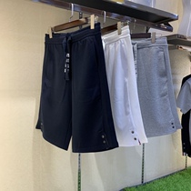 TB drawstring shorts pure cotton five minutes 22 new summer and autumn men and women couple models terry breathable loose casual tide