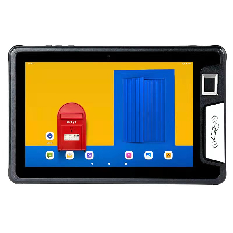 10-inch Android rugged tablet computer 10000 mAh fingerprint UHF ID card full Netcom military industrial pad