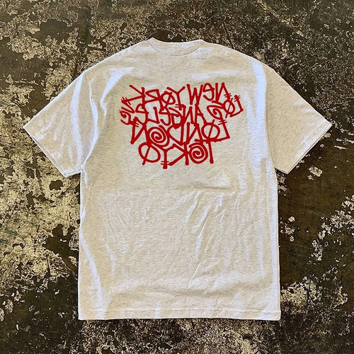 Ретро сексуальная футболка с коротким рукавом, в американском стиле, оверсайз, свободный крой