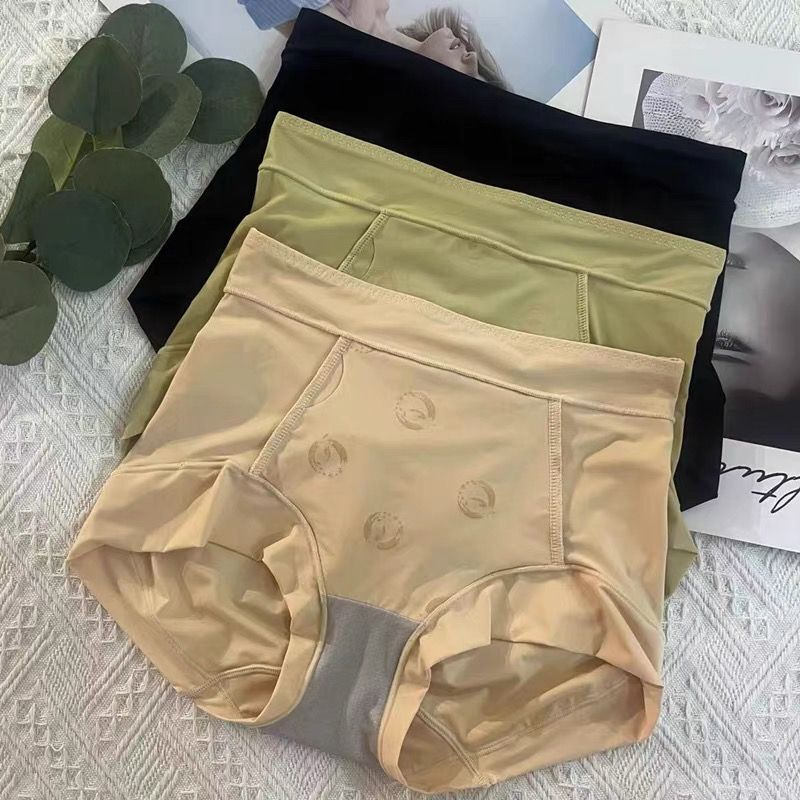 3-Pack Premium Boxed Mid-Waist Tummy Control Hip-Hugging Comfortable Panties, Ultra-Lightweight, Breathable, Seamless Crotch Briefs