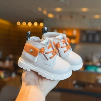 Martens, демисезонные детские ботинки для девочек для раннего возраста, мягкая подошва