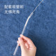 Karot glass straw non-disposable heat-resistant pregnant women drinking water curved transparent thin straw anti-lipstick color