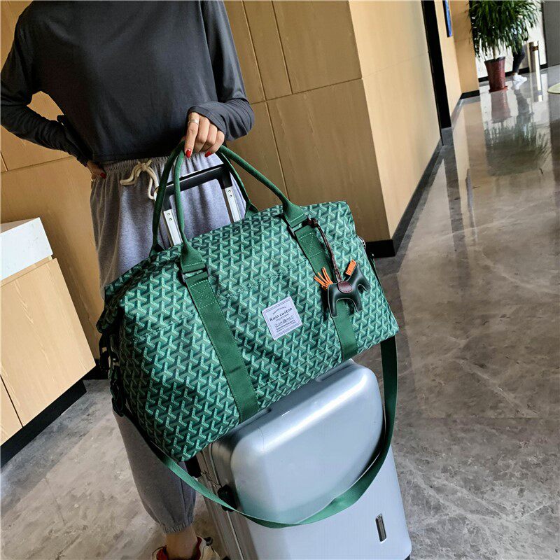 Tide brand travel bags fitness luggage bags women short distance large capacity men and women hand light student oversized storage