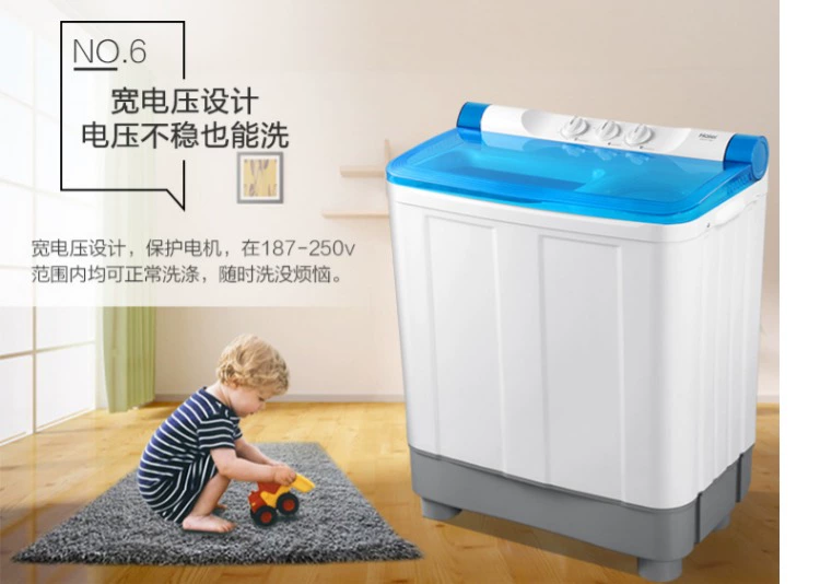 Máy giặt bán tự động Haier XPB110-188S 11 kg xi lanh đôi thùng đôi