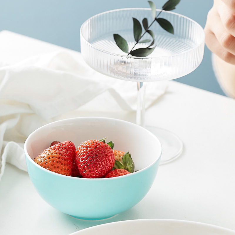 Boreal Europe style web celebrity western tangshan ipads porcelain tableware ins suit dishes household Nordic trill with ceramic