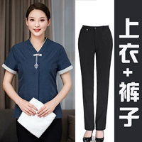 Синие штаны, короткий рукав