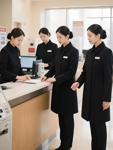 Ювелирное украшение для отеля, черная шерстяная куртка для работы