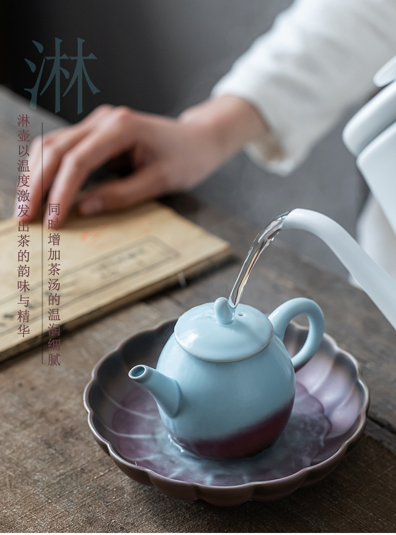 Jingdezhen your up ceramic kung fu tea set tea cup teapot office visitor domestic high - end gift boxes