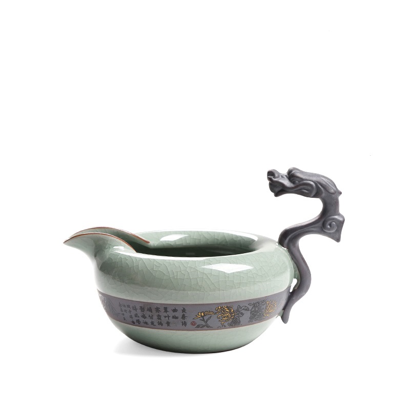 Tea accessories fair keller of Tea sea elder brother up with crack glaze the start points of Tea ware ceramic Tea cup home office