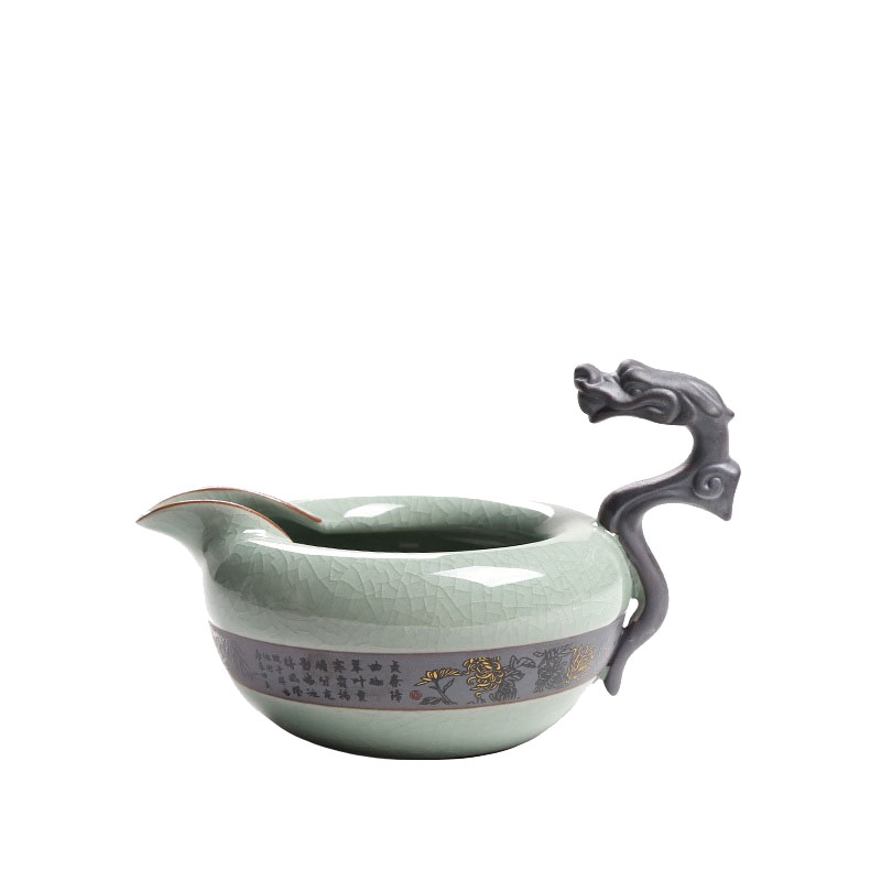Tea accessories fair keller of Tea sea elder brother up with crack glaze the start points of Tea ware ceramic Tea cup home office