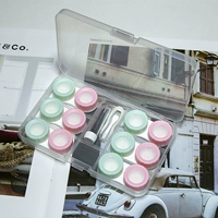 Шесть пар (розовый зеленый)