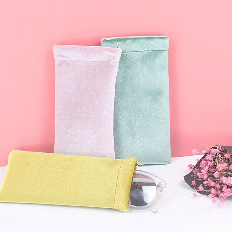 Myopia Sunglasses Bag Women's Storage Bag Portable Sunglasses Eye Protector With Compression Men's Cloth Bag Simple Accessories