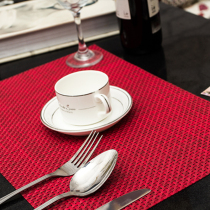 No-wash pvc placemats table mats insulation mats European-style Western placers dishes dishes dishes and many simple