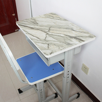 Marbled table mat soft glass mat class table mat Crystal Board pvc waterproof and oil-proof tablecloth desk ins students